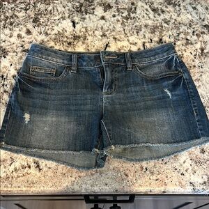 LC Lauren Conrad Classic Blue Jean Shorts